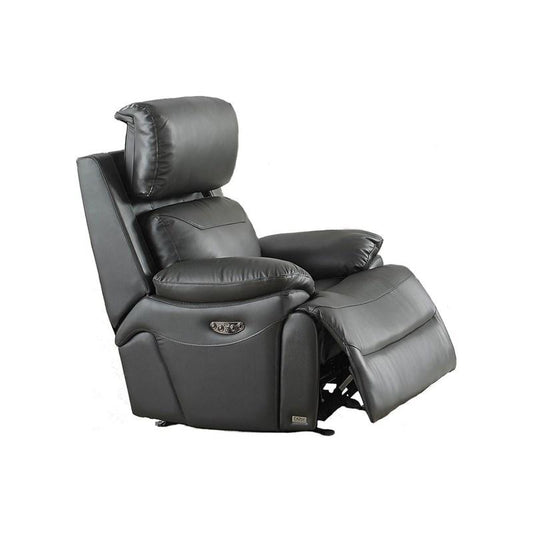 New York Power Leather Recliner