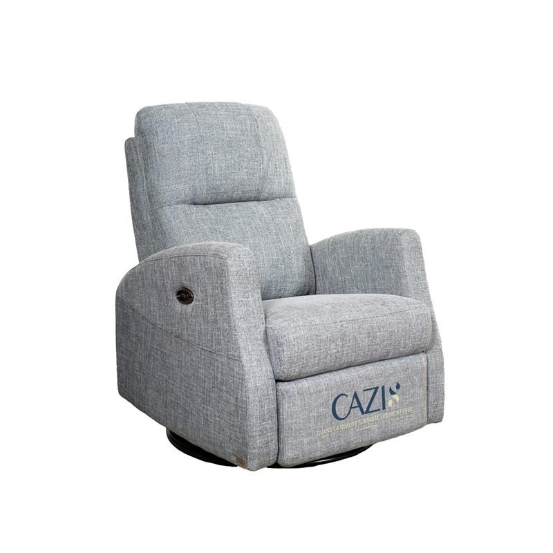 Athens Fabric Swivel Glider Recliner