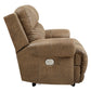 Grearview Power Leather Look Recliner