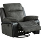 Woodsway Swivel Glider Leather Look Recliner